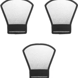 ALFASIYA Silver White Reflector for Camera Flash for Photography (Pack of 3) FLASH Diffuser-14