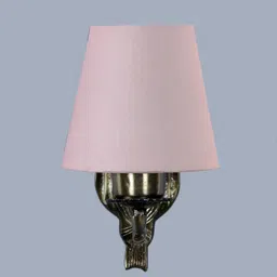 Devansh Grey Wall Lamp With Cotton Conical Shade image 3