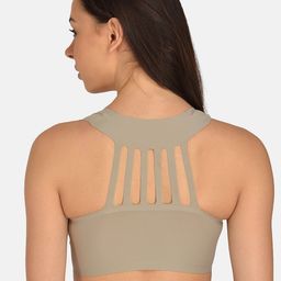 mod & shy Grey Solid Non-Wired Lightly Padded  Styled Back Bralette Bra MS242-picture-27
