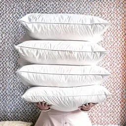 LUXURY Cotton Solid Sleeping Pillow Pack of 4-71
