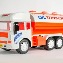 Unbreakable Super Oil Tanker Quality Truck Friction Power Model Functional Toy-21