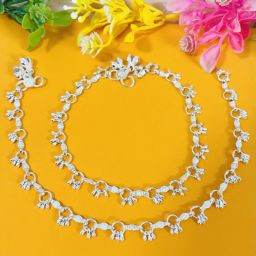 Gota Chandi Bridal Anklet Payal Pajeb leg anklet Alloy Anklet-image-24