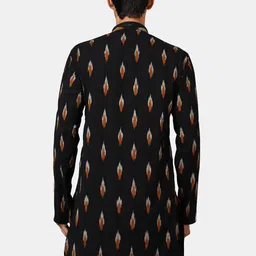 Wintage Men Black Kurta image 3