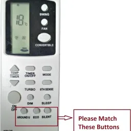 ANM Remote Compatible For Whirlpool Magicool Inverter AC SAI12B50MC0 Remote Controller image 2