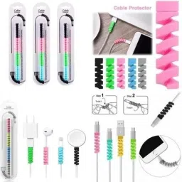 mpmp Charger Cable Protector Data Cable Saver Charging Cord Protective Cover 16 PCS Cable Protector-image-94