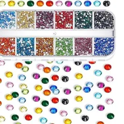 Manicure Accessories Resin Stone Multi Color-picture-41