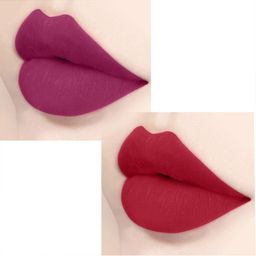 PERPAA Set of 2 Xpression Weightless Matte Long-Lasting Waterproof Lipsticks 3.5 g Each - Magenta 302 - Apple Red 303 image 2