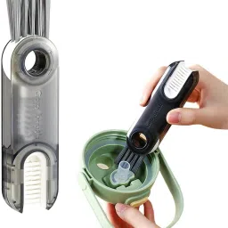 3 in 1 Multifunctional Bottle Cleaning Brush for Bottle Cap | Cup Cleaner Brush-47