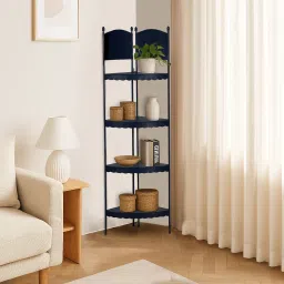 Barrio Corner Storage Suitable for Indoor and Outdoor Metal Open Book Shelf-35