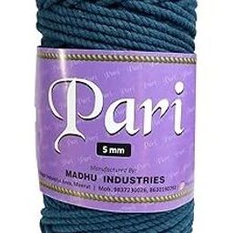 Dori Thread | 5mm Twisted (3Ply) | Teal Blue | Approx 100 Metres | 1kg Spool-image-78