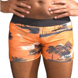 Fashion Printed Men Swim Bottom Multicolor Swimsuit-image-56