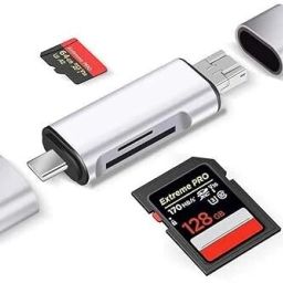ALRITO Metal Body 3-in-1 USB 3.0 Card Reader USB C, Micro USB For SD, Micro SD, SDHC, Card Reader-2