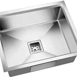 Handmade Kitchen Sink, Bars, Home Thick Material, Stain Resistant, Matt Finish Handmade Kitchen Sink Spacious Single Bowl 22'18'10 Vessel Sink-image-41