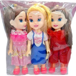 Realistic Three Sister Dolls with Fancy Dress & Movable Body Parts for Kids|103-image-74
