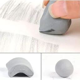 krytone Paper Blending Stump Set with Sand Paper and Kneadable Art Eraser Pencil image 3