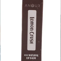 ANOUR Lemon Crush Lip Balm with Shea & Cocoa Butter for Chapped & Dry Lips - 5g image 5