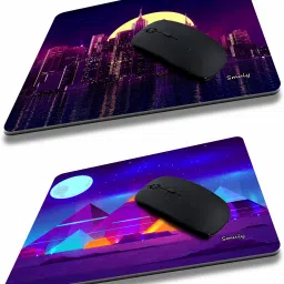 qivee city moon combo (10) Mouse Pad Non-Slip Rubber Base Mouse pad for Laptop & Desktop Non Slip Base Mousepad-image-28