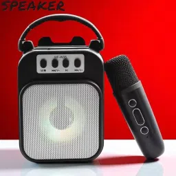Nilesawar A131 Wireless Karaoke Mic with Bluetooth Speaker – Portable Singing System 5 W Bluetooth Speaker-image-95