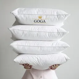 LUXURY Cotton Solid Sleeping Pillow Pack of 4-image-0