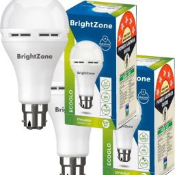 Pack of 2-Compact Emergency 12W Rechargeable LED Bulb 4 hrs Bulb Emergency Light-image-79