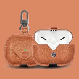 DISHA Leather Press Stud Earbuds Case For Apple Airpods Pro 1st Generation-picture-10