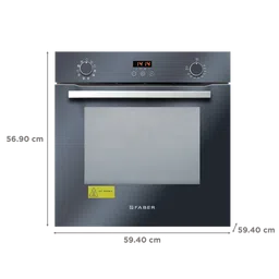 FABER FBIO 10F GLM 80L Built-in Microwave Oven with Digital Display (Black) image 2