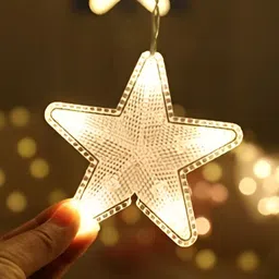 SPARK WORLD Yellow Star Shape String Lights image 4