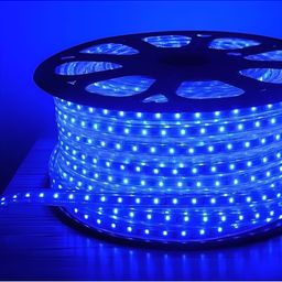 SPARK WORLD Blue Rice Shaped LED String Lights Rope image 3