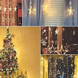 SPARK WORLD Yellow LED Star Shaped String Light image 3