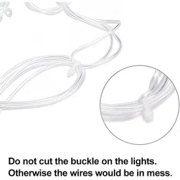 SPARK WORLD Yellow & White Star Shaped Bulb String Lights image 4