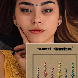 Comet Busters 5-Pcs Traditional Designer Bindi - BIN019 image 2