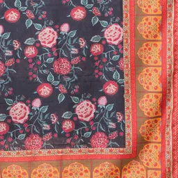 SARSO Ethnic Motifs Printed Regular Kurta with Trousers & With Dupatta image 2
