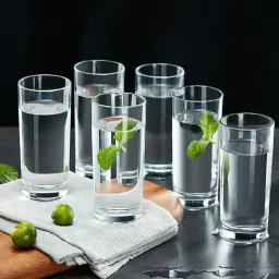 (Pack of 6) 300 ml-Drinking Glasses Highball Glasses Crystal Glass Tumblers for Water Juice Glass Set Water/Juice Glass-image-71