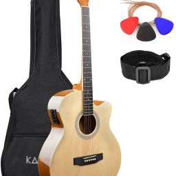 KAD-FNTR-NAT-EQ-C(with Online Classes) Acoustic Guitar Linden Wood Rosewood Right Hand Orientation-picture-18