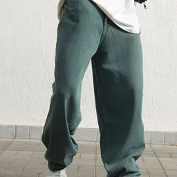 Hubberholme Men Baggy Fit Mid Rise Clean Look Jeans-image-85