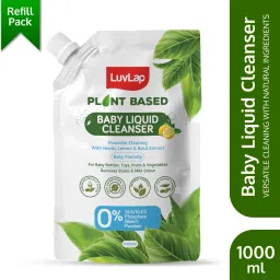 Plant Based Liquid Cleanser, Refill pack- 1000ml, With Neem, Lemon & Basil-image-81