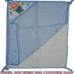 300 TC Cotton, Polycotton Crib Printed Flat Bedsheet-image-13