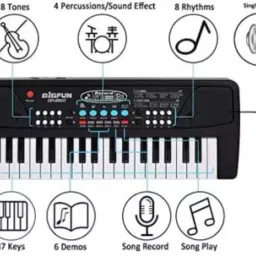 bantas 37 keys Electronic Piano Keyboard with LED Display & Microphone, KW__37_100 image 4