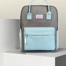 Small 13 inch Laptop Backpack LWBKP00008GREY-BLUE-image-74