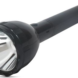 Durable Plastic Flashlight Torch – Black | Compact Handheld Design Torch-image-42