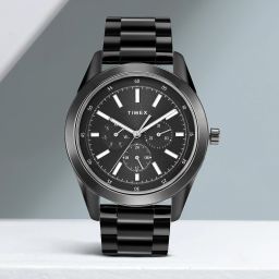 Multi Function Black Dial Analog Watch - For Men TWHG31SMU03-85