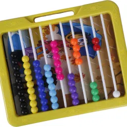 ratnas Premium Quality 2 in 1 Classic Counting slate.Write & Count.(Yellow) image 3