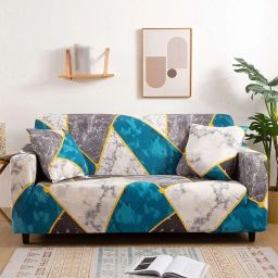 Polyester, Polycotton Abstract 3 Seater Sofa Cover-image-22