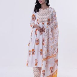 TJORI Block Printed Cotton Dupatta image 3