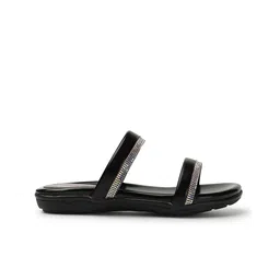 ELLE Embellished Open Toe Flats image 4