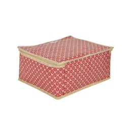 Kuber Industries Set Of 2 Pink Printed Saree Organisers image 4