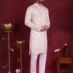 Jompers Bandhani Printed Kurta with Pyjamas image 4