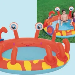 tiny tales interactive (IND*94) inflatable pool crab 165cm x 150cm x 63cm Multicolor Inflatable Swimming Pool image 2