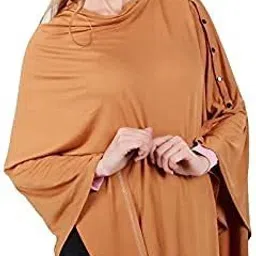 Feeding cover Brown side button Feeding Cloak-image-81