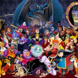 Poster Disney Cartoon Character Tutti I Cattivi Disney sl311 (Plastic Large Wall Poster, 36x24 Inches, Multicolor) Fine Art Print-image-48